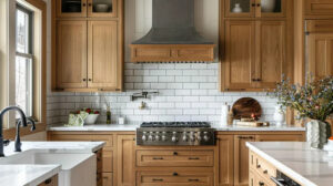 Make Oak Cabinets Look Modern